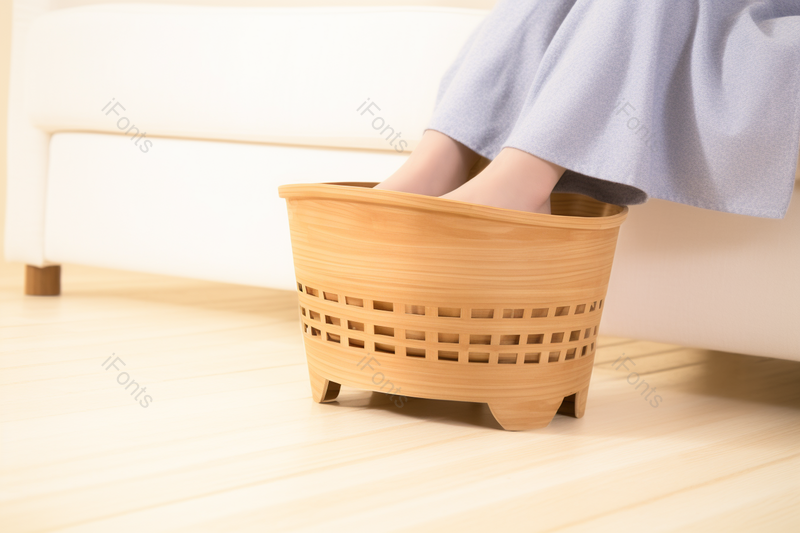 冬季居家女性养生木桶泡脚,高清,摄影图,摄影图片,图片大全,摄影图免费下载